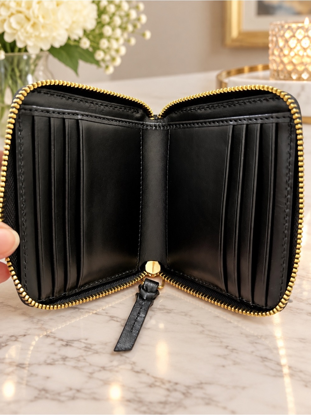 NWOT, Dooney & Bourke Black Pebbled Leather Cameron Crossbody & Matching Wallet - Picture 6 of 14
